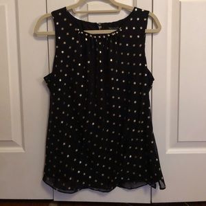 White House Black Market Sleeveless Blouse